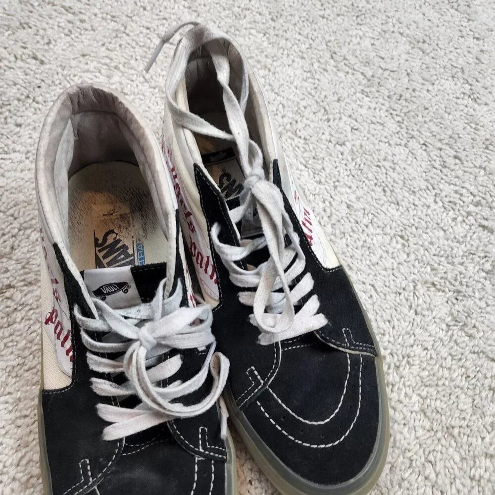 Vans x Palm Angels Sk8 Hi Reissue VLT LX Vault US Size Mens 9 Womens 10.5 Design - Picture 6 of 7